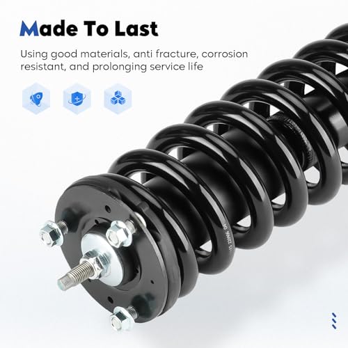 Front Complete Struts Assembly w/Coil Spring Shock Absorber Compatible with 1996-2002 Toyota 4Runner 4WD 3.4L V6 Only, Replace for 171351L 171351R, 2Pcs