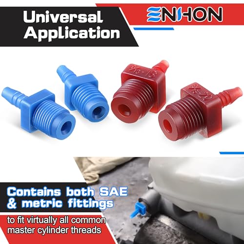 Enhon Master Cylinder Bleeder Kit Replacement for 14151