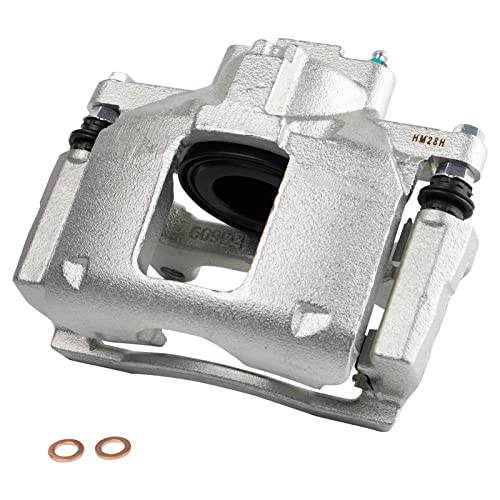 TRQ Front Left Brake Caliper w/Bracket Drivers Side - style: CLA31874