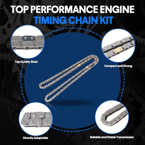 Timing Chain Kit with Oil Pump for 2009-2013 Toyota Camry, RAV4, Sienna, Highlander, Venza, for Scion tC - Fits for 2.5L 2.7L L4 DOHC Engine Timing Replacement Parts, OE Standard Timing Parts Set - color: 09-13 Toyota 2.5
