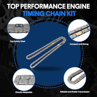 Timing Chain Kit with Oil Pump for 2009-2013 Toyota Camry, RAV4, Sienna, Highlander, Venza, for Scion tC - Fits for 2.5L 2.7L L4 DOHC Engine Timing Replacement Parts, OE Standard Timing Parts Set - color: 09-13 Toyota 2.5