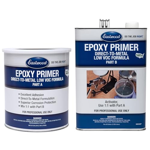Eastwood Epoxy Primer White Autobody Paint and Activator - 2 Gallon Kit - color: White, size: 256 Ounce (Pack of 1)