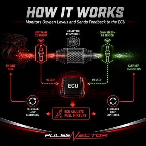 O2 Oxygen Sensor Upstream 1PC: Compatible with Toyota 2000-2004 Tacoma V6 3.4L L4 2.7L L4 2.4L, 2000-2004 Tundra V6 3.4L V8 4.7L, 1999-2002 4Runner V6 3.4L L4 2.7L
