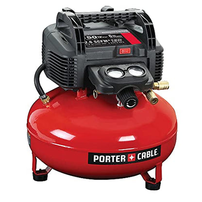PORTER-CABLE Portable Pancake Air Compressor, 6 Gallon, 150 Max PSI