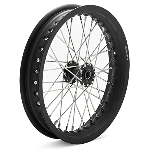 TOFR CNC 14"x2.15" Front Wheel Rim Hub for Sur-Ron Surron Light Bee X LBX - color: Black, size: 14" Front