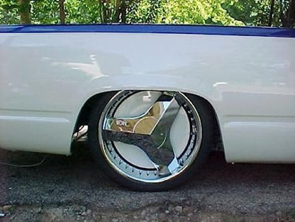 16's Wheel Dust Covers, Dust Plates, Dust Shields, 5 & 6 Lug Universal, Qty 1 = Set of 4