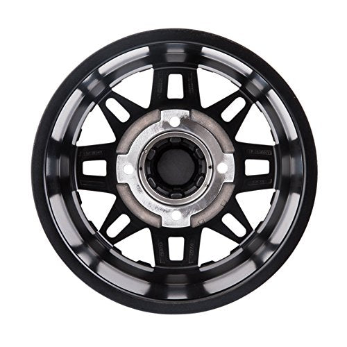 TUSK 4/137 Teton Beadlock Wheel 14x10 5.0 + 5.0 Gun Metal/Black Compatible with Can-Am Maverick Trail/Sport/X3/Commander/Defender HONDA Talon Pioneer 1000/1000-5/1000-6