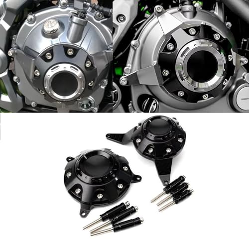 for Z900 Z900SE z900 z900se 2026 2025 2024 2023-2017 New Accessories Motorcycle Anti-Fall Protection Engine Protective Cover Fairing Plate Slider Anti-Collision Pad(Black) - color: Black