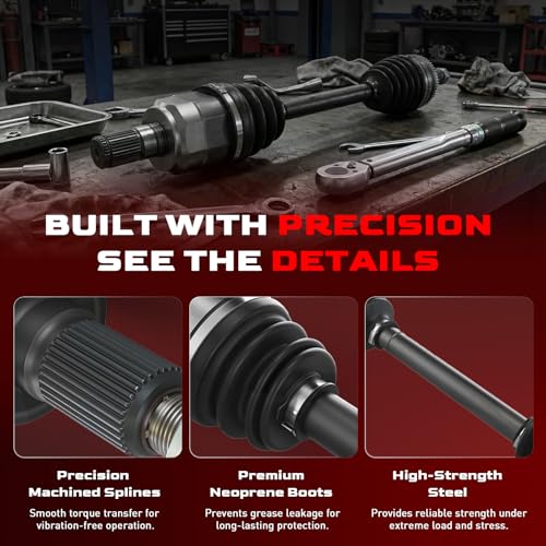 Betthand Front CV Axle Set Fit for 2011-2014 Hyundai Sonata 663720 663721 - size: 663720+663721