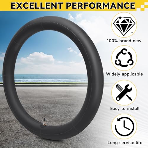 2.75/3.00-19 Inner Tube 70/100-19 Dirt Bike Inner Tube Heavy Duty - color: 2 Pack, size: 2.75/3.00-19*2