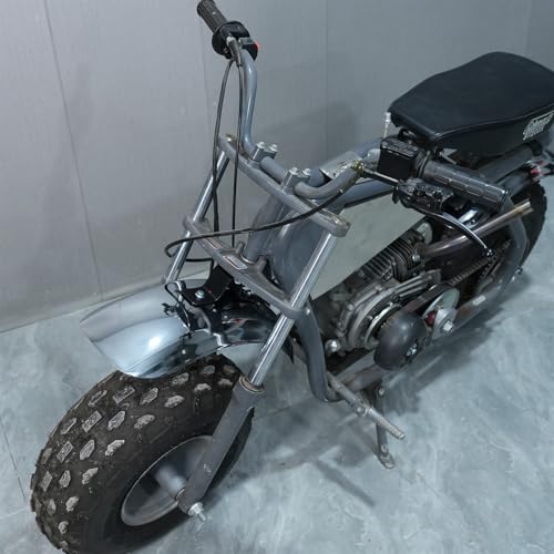 JMCHstore Universal Chrome Wide Fender for for Coleman CT200U CT200UEX BT200X, Mudguard for Axis M200 Viper 200 HS200 196cc Off-Road Mini Bike 8 inch rim parts (200CC) - size: 200CC