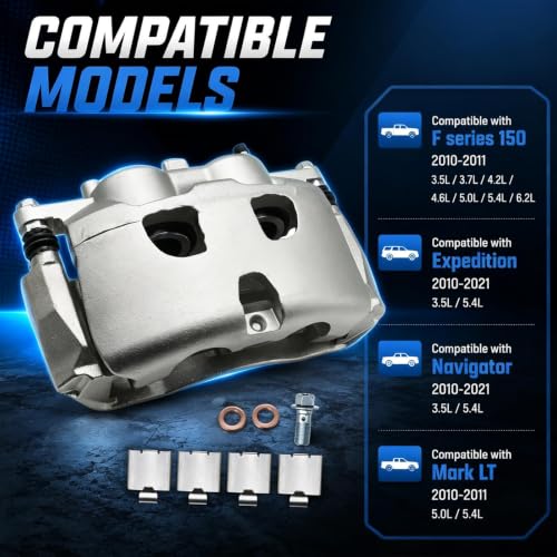 18B5236 Front Brake Caliper Compatible with Expedition 2010-2021 - size: right