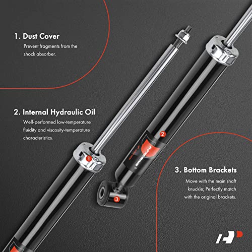 A-Premium Front and Rear Complete Struts w/Coil Spring Assembly Shock Absorbers Compatible with Ford Fiesta 2010 2011 2012 2013, 4-PC Set