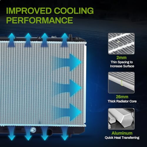 AUTOSAVER88 Radiator Compatible with 2007-2013 Suzuki SX4 - style: 07-09 Suzuki SX4
