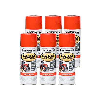 Rust-Oleum Farm & Implement Kubota Orange Spray Paint