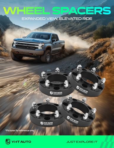 YHTAUTO 5x150 Hub Centric Wheel Spacers 1.5 Inch for Lexus, Toyota - size: 1.5 Inch Thickness, style: 4 PCS