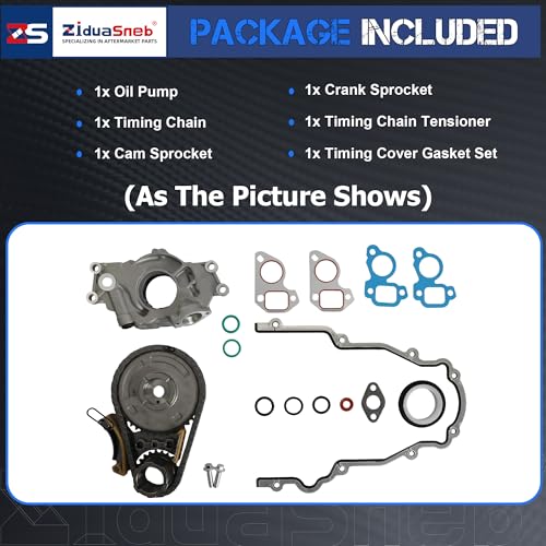 For 2007-2013 GM Gen4 4.8l 5.3l 6.0l 6.2l Timing Chain Kit & Oil Pump