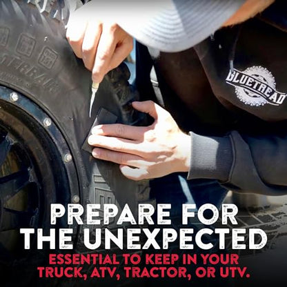 GlueTread Sidewall Tire Repair Kit, External Emergency Tubeless ATV Patch