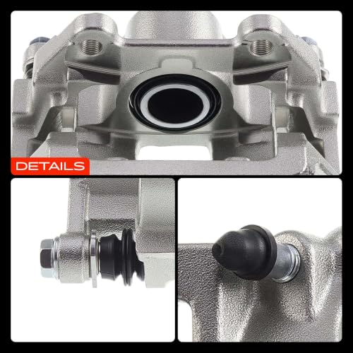 A-Premium Rear Left Driver Disc Brake Caliper with Bracket - style: Rear Driver