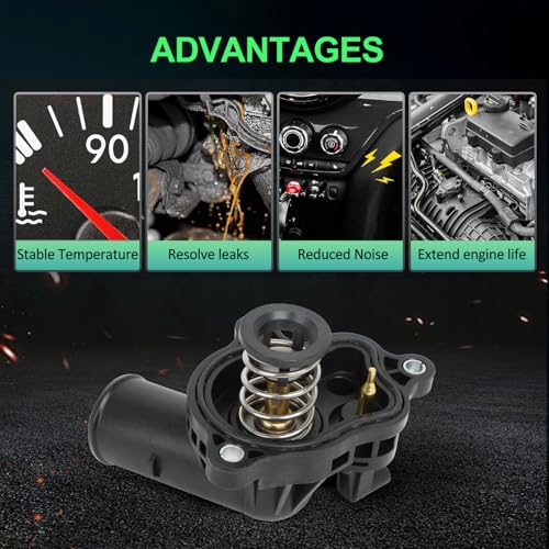 SCITOO Engine Coolant Thermostat Housing Fit for Dodge for Durango - size: 902-3113