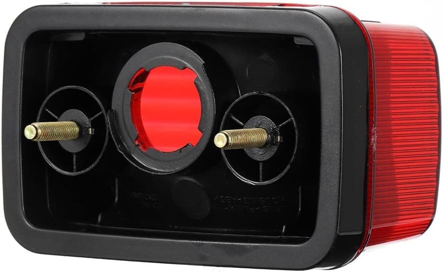 Waterproof Taillight Housing Tail light Lens Cover Compatible with Yamaha Big Bear 400/Grizzly 660 350/Kodiak 400/Rhino 660 700,Rear Light Lens OEM: 5KM-84710-01-00,5KM-8472C-10-00 (Red)