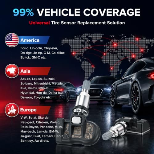 Autel TPMS MX-Sensor 315+433MHz Dual Frequency Tire Sensor, OE Quality