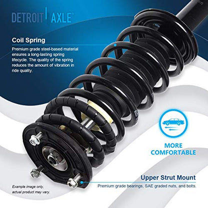 Detroit Axle - 4pc Rear Struts Sway Bar Links for Saturn SC SC1 SC2 SL SL1 - size: 4QS2400023/Sway Kit