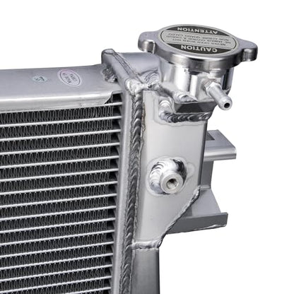 3 Row All aluminum Radiator Compatible with 2004-2009 Dodge Ram 1500/2500/3500 Pickup 5.7L V8 Models (AT) 44mm Core Thickness, Automotive Performance Radiators, Crossflow Radiator