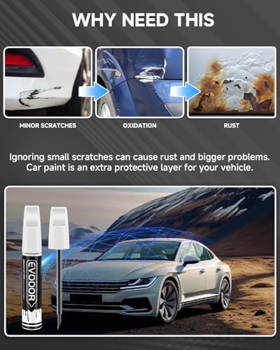 Touch Up Paint Compatible with Nissan Exact Match 2 in 1 Touch up Paint for Chips and Nicks Repair (Black Obsidian/Super Black(KH3) Compatible with All Models) - color: Black Obsidian/Super Black(KH3) Compatible with All Models