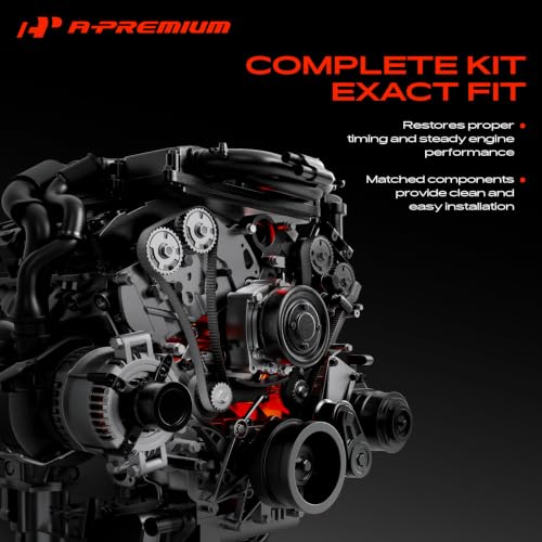 A-Premium Engine Timing Belt Kit Water Pump W/Tensioner