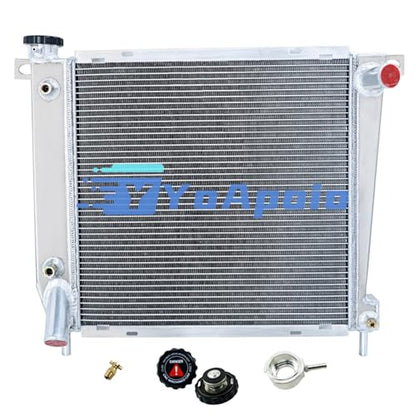 4 Row Aluminum Radiator for 1985-1994 Ford Explorer Ranger Bronco II, Full Performance Aluminium Radiators, Automotive Replacement Radiator