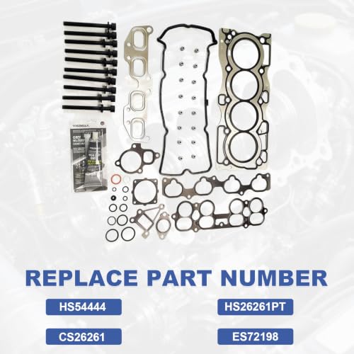 Engine Head Gasket W/10 Bolts Set for Nissan Altima Sentra - color: HS54444