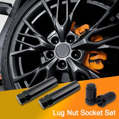 2PCS Small 6 & 7 Spline Lug Nut Socket-Tuner Socket Tool