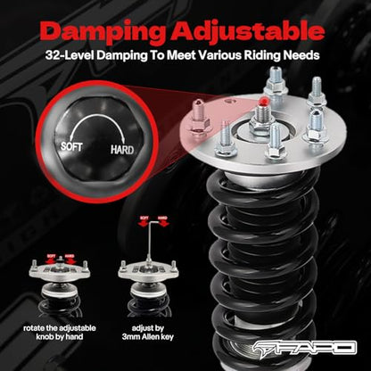 FAPO PF Coilovers for Honda Accord 2008-2012 CP/CS, for Acura TSX 2009-2014