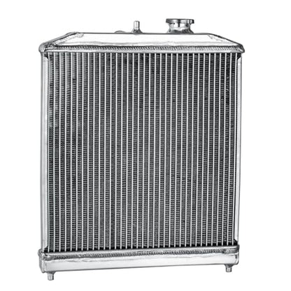 Full Aluminum Radiator compatible with 1992-2000 Honda Civic del Sol CRX Acura Integra 1.5L 1.6L AT - size: 1 Row Radiator(MT)