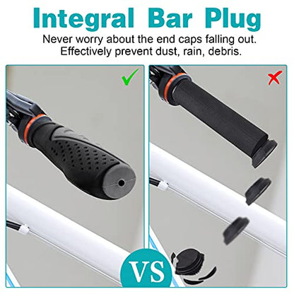 TRELC Bike Handlebars Grips, Antislip Rubber Bicycle Handlebar Protector