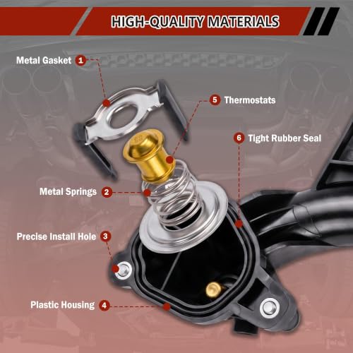 25193922 Engine Coolant Thermostat Housing For Chevy Cruze, Sonic, Trax - size: 902-846