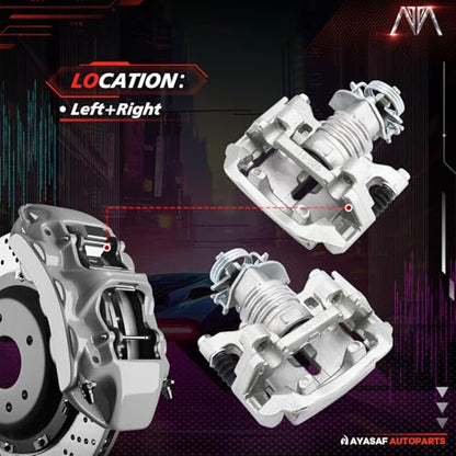 18B4892 18B4893 Rear Left&Right Disc Brake Caliper Assembly Set - color: 18B4892+18B4893