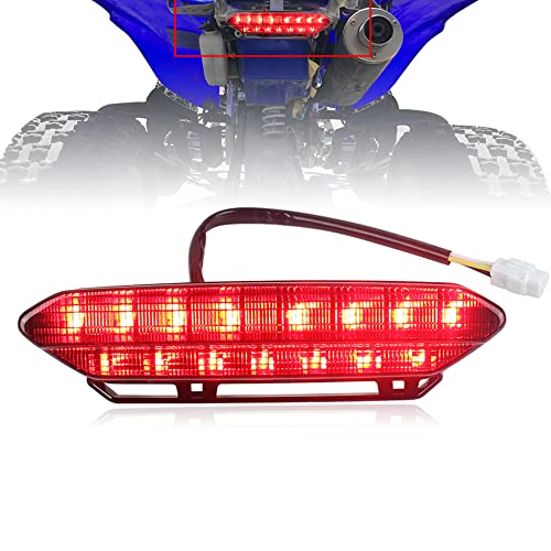 LED Tail Light Brake Rear Light for ATV 2006-2009 Yamaha YFZ450 (Red)
