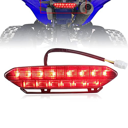 LED Tail Light Brake Rear Light for ATV 2006-2009 Yamaha YFZ450 (Red)