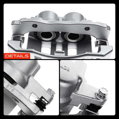 A-Premium Front Left and Right Side Disc Brake Caliper with Bracket - style: Front Driver and Passenger Side