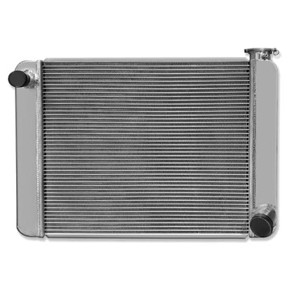 Universal 24" x 19" Aluminum 2 Rows Radiator For GM Chevy SBC BBC - size: 24" x 19"