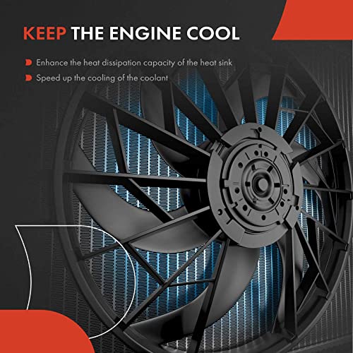 A-Premium Engine Radiator Cooling Fan Assembly