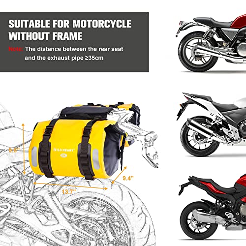 WILD HEART Waterproof bag Motorcycle saddlebags 40L Tank bag Motor Side bags