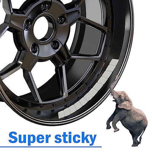 1/4oz Adhesive Stick on Wheel Weights 715pcs, Gray - color: Silver-2