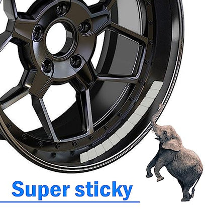 1/4oz Adhesive Stick on Wheel Weights, 715pcs, Gray - color: Silver-1