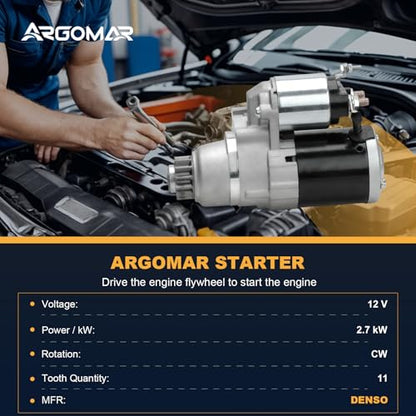 Starter for Nissan Altima (2019-2025), Rogue (2021), 2.5L L4