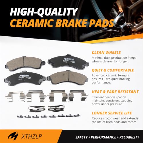 Ceramic Front Brake Pads for Chevy Trailblazer,SSR - size: D882