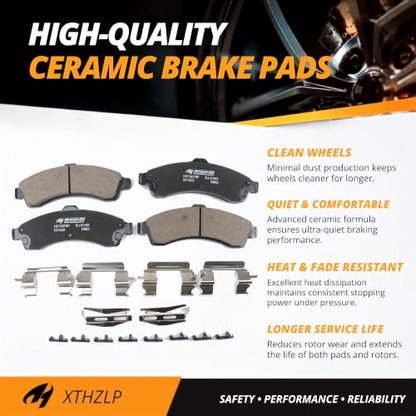 Ceramic Front Brake Pads for Chevy Trailblazer,SSR - size: D882