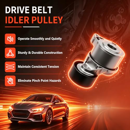 39073 Belt Tensioner w/Pulley for Honda Accord Crosstour 2.4L - size: 31170R40A01